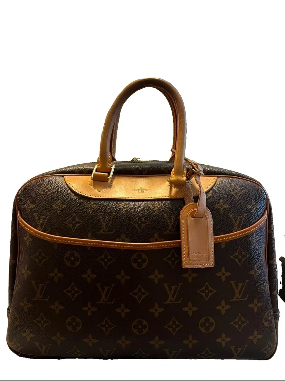 Authentic Louis Vuitton Monogram Deauville Bag Purse